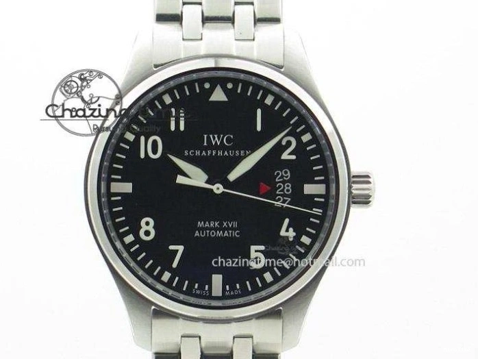 MIROTIME 0516 Mark XVI 1:1 Best Edition MK Maker SS Black Dial A2892 On Black Leather Strap Chic 7371
